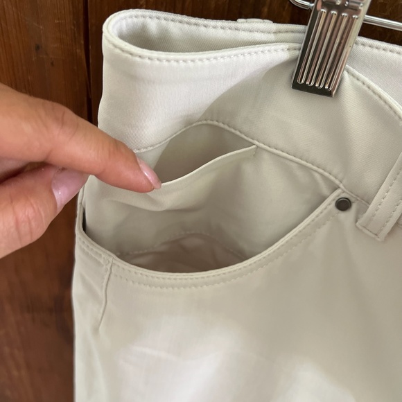 Lululemon City Sleek 5 Pocket High-Rise Wide-Leg Pant 33 White - Picture 15 of 15